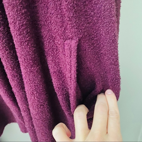 Barefoot Dreams Cozy Chic Lite Open Front Cardigan Purple Sz XXS/XS - Picture 7 of 14